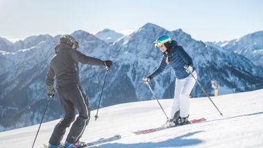 Zwei Skifahrer