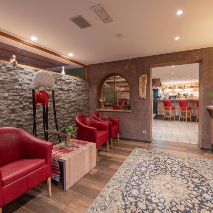 Reception and bar
